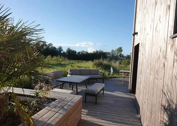 Maison Bois, Les Conches 10 Pers Longeville-sur-Mer