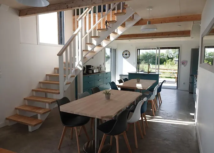 Maison Bois, Les Conches 10 Pers Longeville-sur-Mer